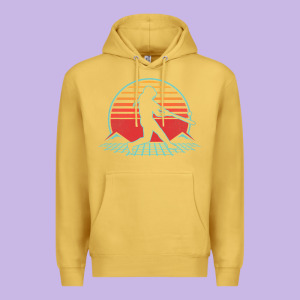 Softball Retro Vintage 80s Style Player Gift Premium Hoodie Designed By Longcreatives