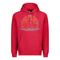 Cardinal Softball Retro Vintage 80s Style Player Gift Premium Hoodie - longCreatives