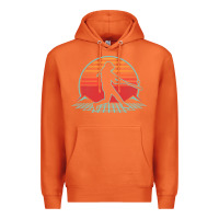 Carrot Softball Retro Vintage 80s Style Player Gift Premium Hoodie - longCreatives
