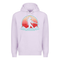 Lilac Softball Retro Vintage 80s Style Player Gift Premium Hoodie - longCreatives