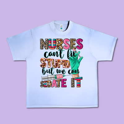 Cowgirl Nurses Can't Fix Stupid Urban Heavy Tee Designed By Cowgirlartshop