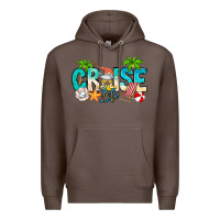 Coffee Cruise Life Premium Hoodie - CowhideDigitalArt