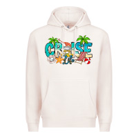 Pale Pink Cruise Life Premium Hoodie - CowhideDigitalArt