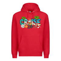 Red Cruise Life Premium Hoodie - CowhideDigitalArt