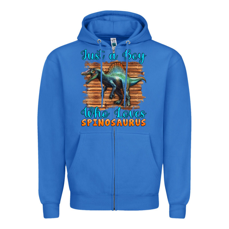 Just A Boy Who Loves Baby Spinosaurus Zipper Hoodie by Artiststas | Teevron