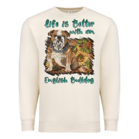 Sandshell life is better with a english bulldog Premium Sweatshirt - BarkalooDesign