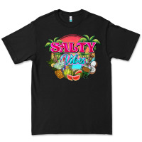 Black Salty vibes summer Premium Tee - NancyCooperArtShop