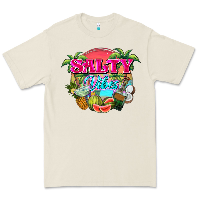 Salty Vibes Summer Premium Tee by NancyCooperArtShop | Teevron