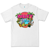 White Salty vibes summer Premium Tee - NancyCooperArtShop