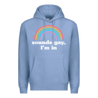Colony Blue Sounds Gay, I'm In Premium Hoodie - longCreatives