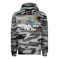 Slate Camo Sounds Gay, I'm In Premium Hoodie - longCreatives