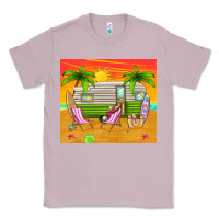 Lilac summer caravan Classic Tee - TumblerDesignByShophia