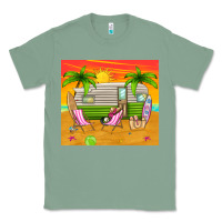 Sage summer caravan Classic Tee - TumblerDesignByShophia