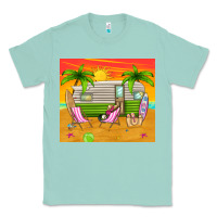 Seafoam summer caravan Classic Tee - TumblerDesignByShophia