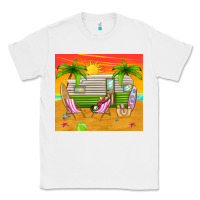 White summer caravan Classic Tee - TumblerDesignByShophia
