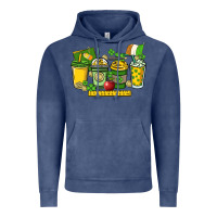 Vintage Denim St. Patrick's Day Teacher coffee cups Vintage Hoodie - HowdyJamesFarm
