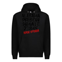 Black halloween alabama prisoner party costume tshirt Premium Hoodie - longCreatives