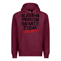 Burgundy halloween alabama prisoner party costume tshirt Premium Hoodie - longCreatives