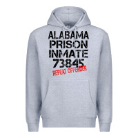 Heather Grey halloween alabama prisoner party costume tshirt Premium Hoodie - longCreatives