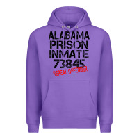 Purple halloween alabama prisoner party costume tshirt Premium Hoodie - longCreatives