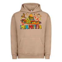 Pigment Burro mamita and sombrero with lime flowers Urban Hoodie - AdoDesignShop