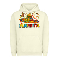 Pigment Pistachio mamita and sombrero with lime flowers Urban Hoodie - AdoDesignShop