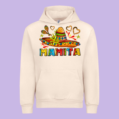 Mamita And Sombrero With Lime Flowers Urban Hoodie Designed By Adodesignshop