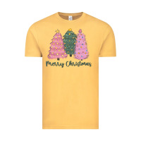 Merry Christmas Trees Vintage Tee | Teevron