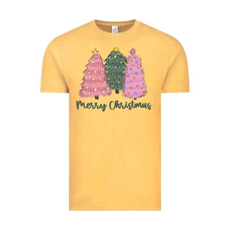Merry Christmas Trees Vintage Tee by CowGirlArtShop | Teevron