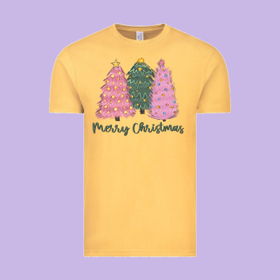 Merry Christmas Trees Vintage Tee Designed By Cowgirlartshop