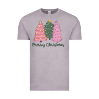 Vintage Zinc merry christmas trees Vintage Tee - CowGirlArtShop