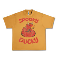 Peanut Butter spooky devil rubber duck halloween Urban Heavy Tee - longCreatives