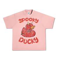 Salmon spooky devil rubber duck halloween Urban Heavy Tee - longCreatives