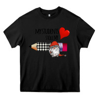 Black my students stole my heart Heavy Core Tee - Bettercallsaul