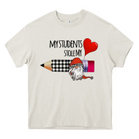 Cream my students stole my heart Heavy Core Tee - Bettercallsaul