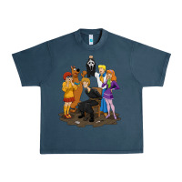 Midnight Navy surprise!  scooby dog with friends funny halloween Urban Heavy Tee - longCreatives