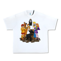 White surprise!  scooby dog with friends funny halloween Urban Heavy Tee - longCreatives
