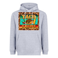 Heather Grey taco tribe Heavyweight Hoodie - BarkalooDesign