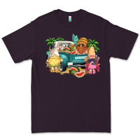 Plum summer gnomies truck Premium Tee - NancyCooperArtShop