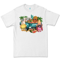 White summer gnomies truck Premium Tee - NancyCooperArtShop