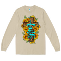 Mushroom faith sunflower leopard cross olivia Long Sleeve Tee - OliviaCreatesArt