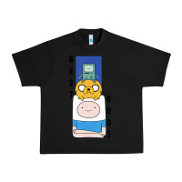 Black Cn Adventure Time Finn Jake Bmo Best Buds Urban Heavy Tee - longCreatives