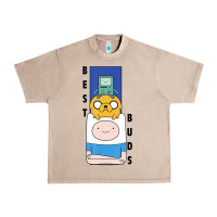 French Oak Cn Adventure Time Finn Jake Bmo Best Buds Urban Heavy Tee - longCreatives