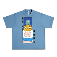 Pebble Blue Cn Adventure Time Finn Jake Bmo Best Buds Urban Heavy Tee - longCreatives