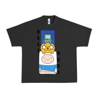 Pigment Black Cn Adventure Time Finn Jake Bmo Best Buds Urban Heavy Tee - longCreatives