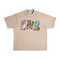 French Oak Love Easter Rabbit Easter Day Urban Heavy Tee - HowdyJamesFarm