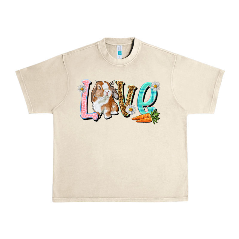 Love Easter Rabbit Easter Day Urban Heavy Tee by HowdyJamesFarm | Teevron