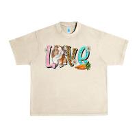 Sandshell Love Easter Rabbit Easter Day Urban Heavy Tee - HowdyJamesFarm
