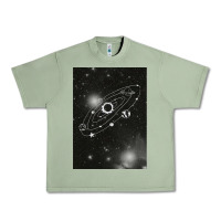 Oil Green Outer Wilds Urban Heavy Tee - longCreatives