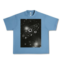 Pebble Blue Outer Wilds Urban Heavy Tee - longCreatives